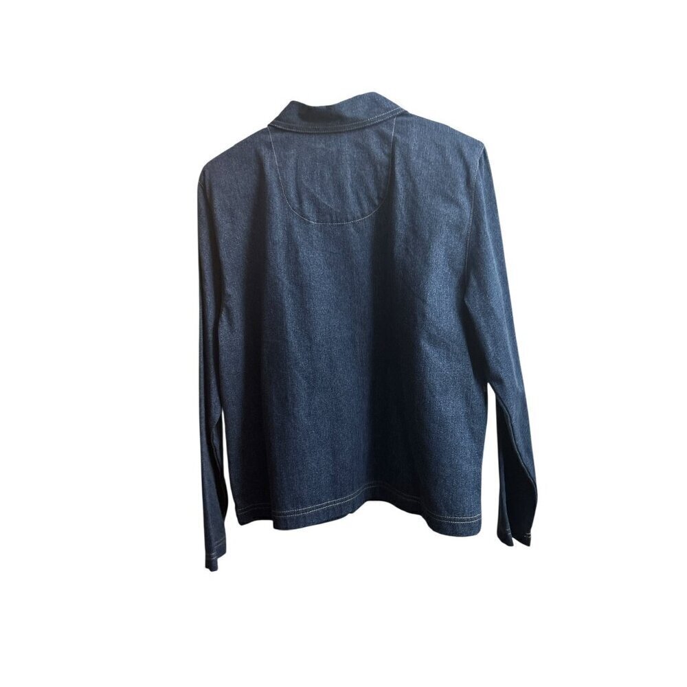 Vintage Koret City Blues Women's Medium Embellished Denim Top - Picture 3 of 7